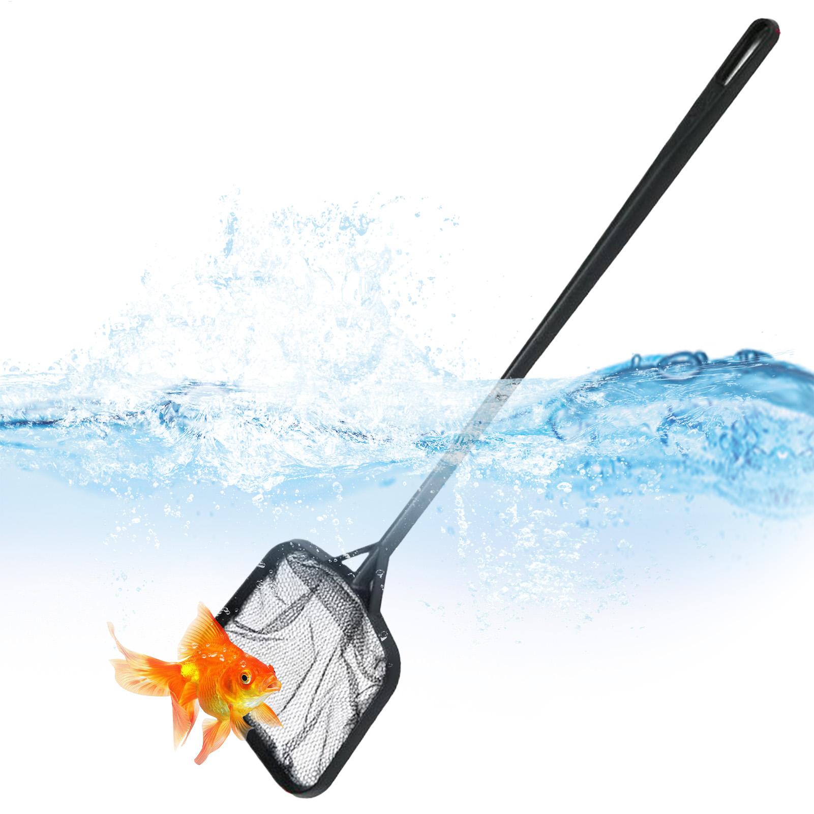 Ocean Aquarium - プールネット 清掃用 ポータブルプールストレーナーネット 噴水清掃アクセサリー 水槽用ゴミ除去ツール 魚タンク用