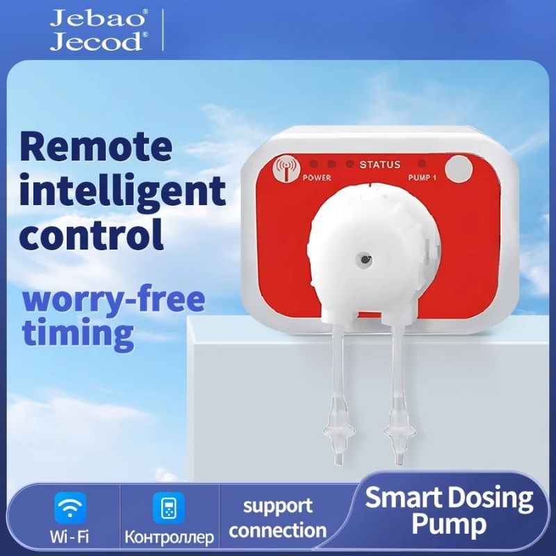 Reef Aquarium - Jebao WiFi自動投薬ポンプ3.1 3.4、12V 3W 9W搭載自動海洋リーフドーザー、水槽用プログラマブル液体ドーザー