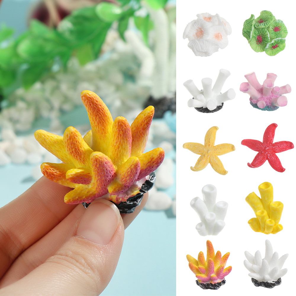 Reef Aquarium - 樹脂製の人工水族館の装飾,魚,魚,魚,葉,岩,水族館の装飾,手作りの装飾品のシミュレーション