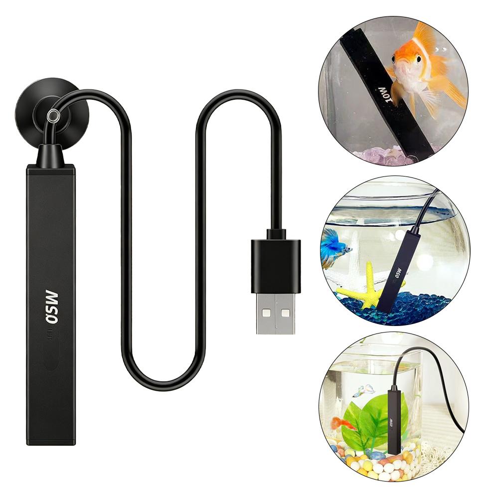 Marine Aquarium - ミニ USB 水族館ヒーター 5V 自動定温加熱ロッド小型水槽ベタボウルナノ水槽用安全