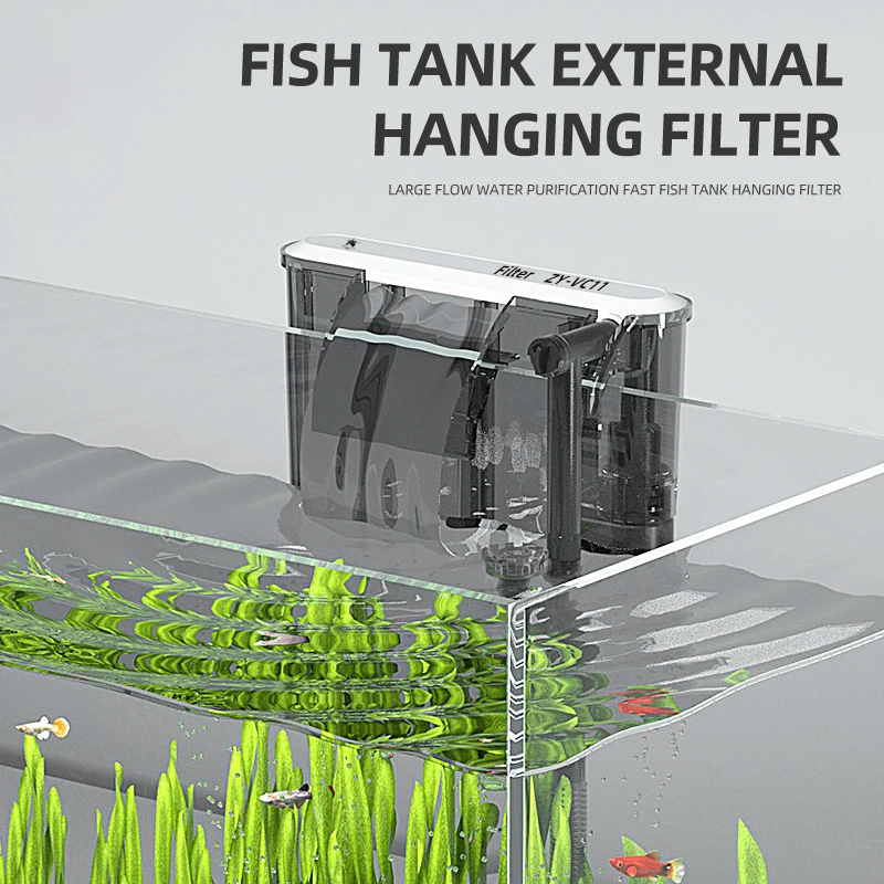 Reef Tank Filter - 110V 220V 水族館フィルター 壁掛け水槽フィルター 外部草水槽フィルター 水流調整可能