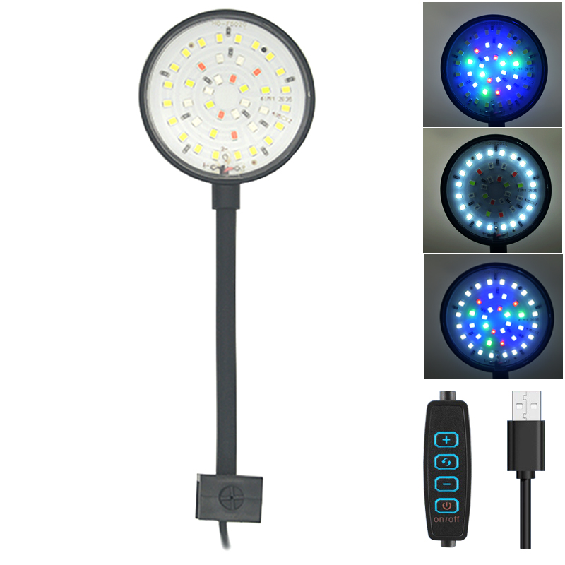 USB 水族館 LED ランプ水槽ライト装飾水生植物複数のモ - Reef Lighting のレビューと価格