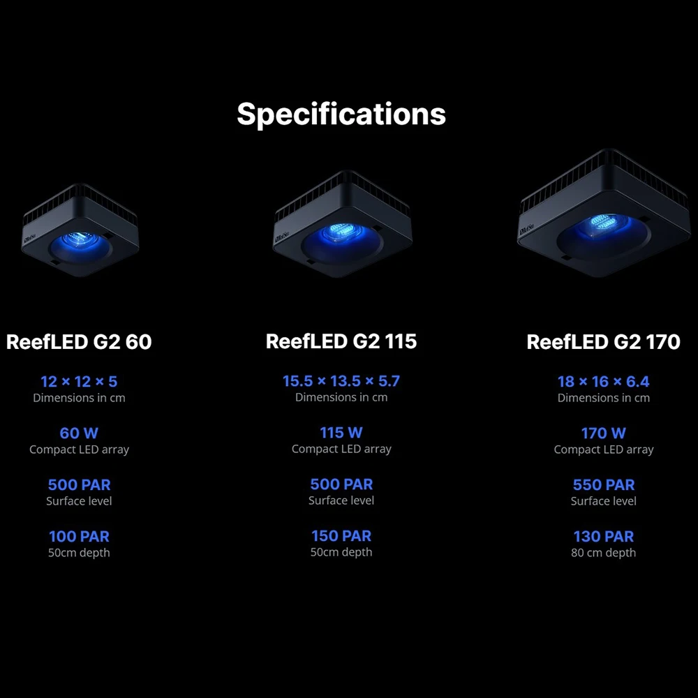 RedSea ReefLED G2 60/115/170 新 - Reef Lighting のレビューと価格