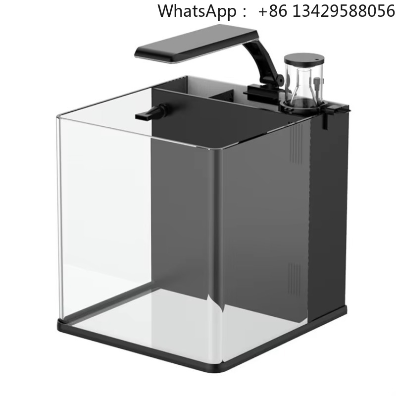 超透明ガラス製ミニ海水水槽（マリン用） - Marine Aquarium Cube のレビューと価格