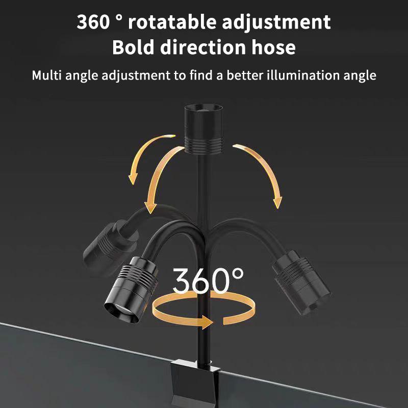 3W 南米産水槽スポットライト 3色LED水槽ランプ フォー - Aquarium Marine Lights のレビューと価格
