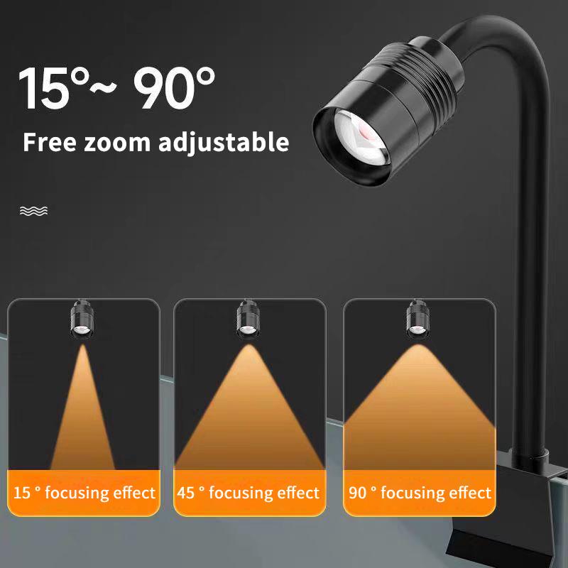 3W 南米産水槽スポットライト 3色LED水槽ランプ フォー - Aquarium Marine Lights のレビューと価格