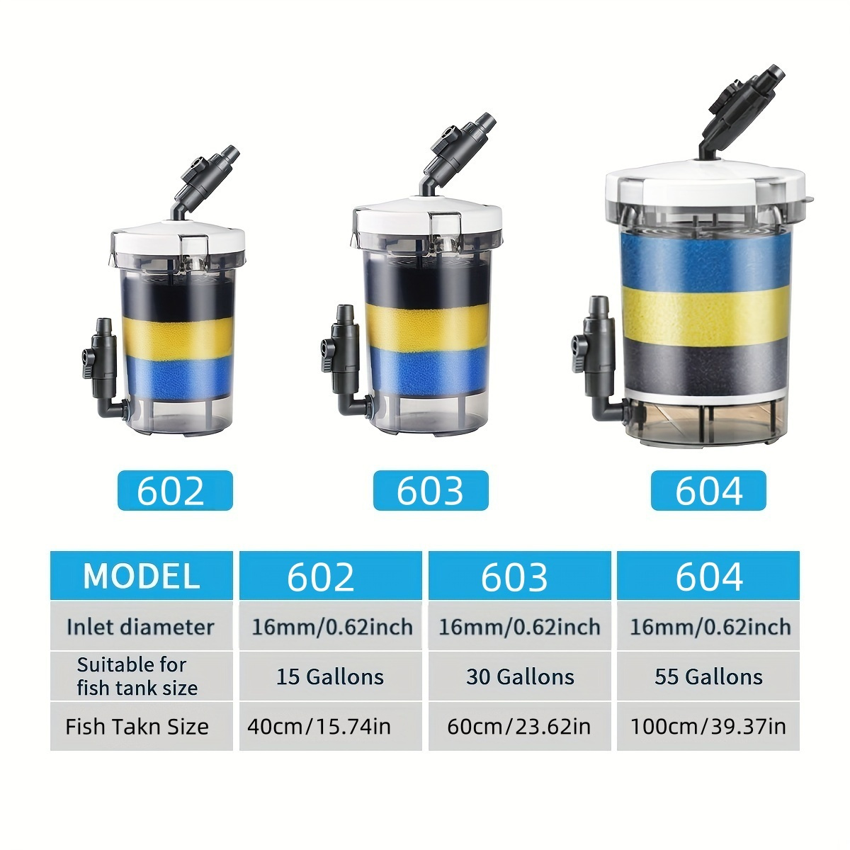 SUNSUN EW-602 EW-603 EW-604 静音 - Reef Tank Filter のレビューと価格