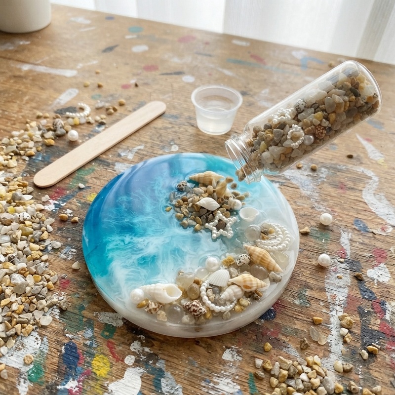 35G オーシャンアクリル混合フィラー シェル スタームーン - Marine Aquarium Epoxy のレビューと価格