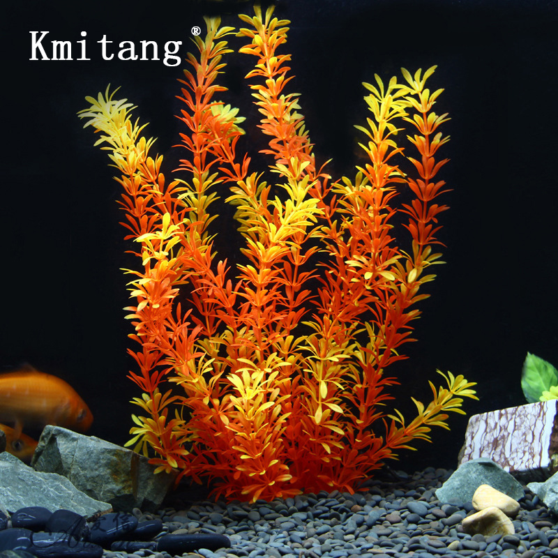 100cmのトロピカルプラント、大型人工水草、水中植物、ソフ - Ocean Aquarium のレビューと価格