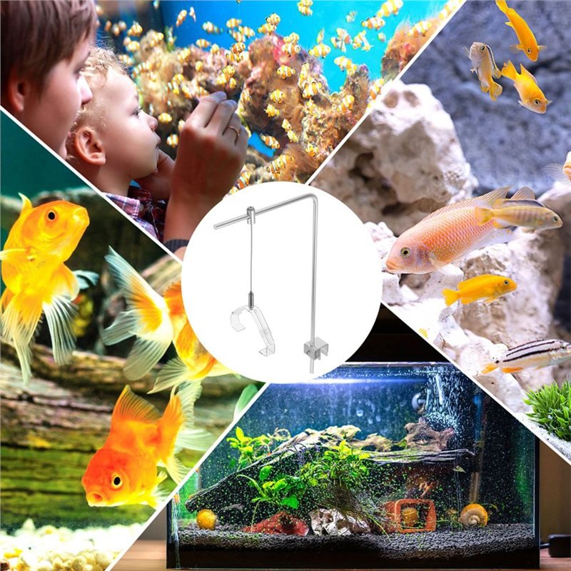 AB41-2個入り水槽ライトラックアルミブラケットクリップ付 - Saltwater Tank のレビューと価格