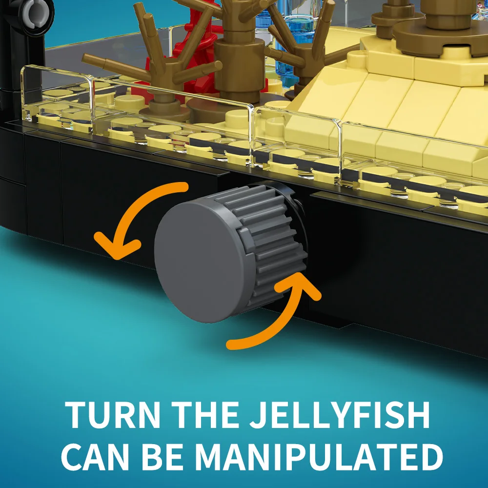 ライト付き水槽ビルディングブロックセット、水槽、海洋カメ、1 - Aquarium Marine Lights のレビューと価格