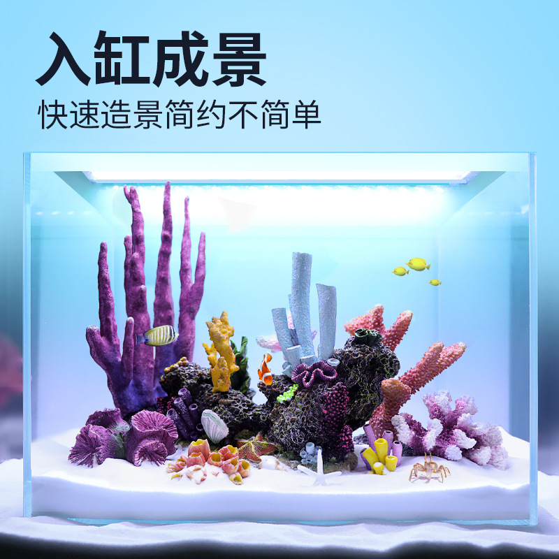 人工サンゴの木と礁の造園パッケージ、水槽用海洋貝殻、水生植物 - Marine Aquarium Epoxy のレビューと価格