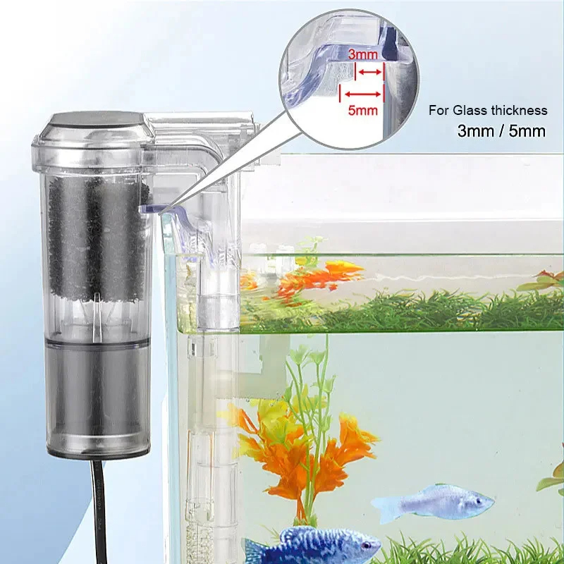 新しい水槽用吊り下げフィルター、ミニフィルター、USB、2. - Reef Tank Filter のレビューと価格
