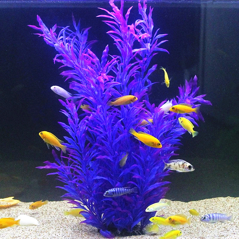 人工水槽50cm,珍しい植物,水族館,偽の竹の葉,水草,プラ - Ocean Aquarium のレビューと価格