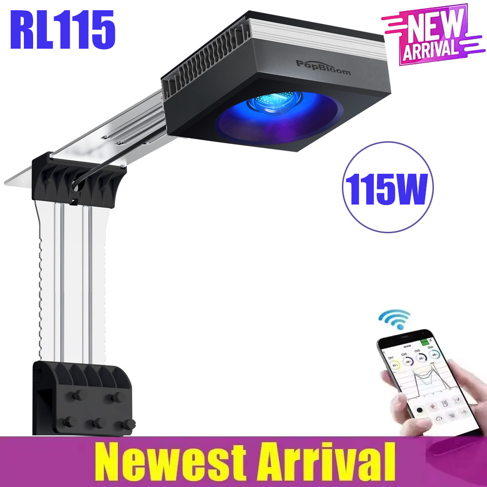PopBloom WiFi 水族館 LED ライト RL60 - Reef Lighting のレビューと価格