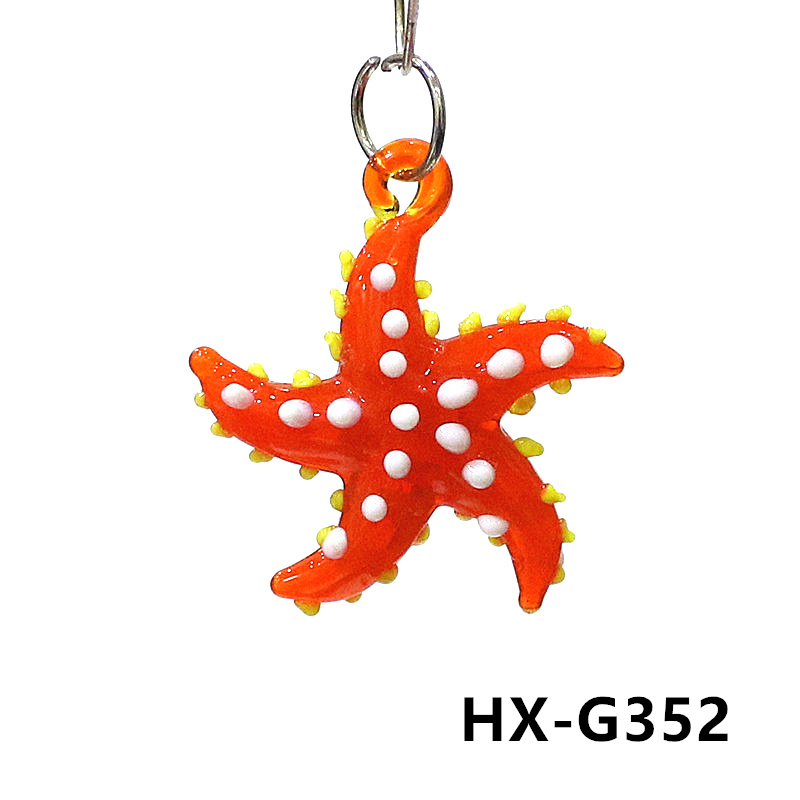 かわいい海洋動物海星魅力マイクロガラス海星ペンダント装飾品d - Marine Aquarium のレビューと価格