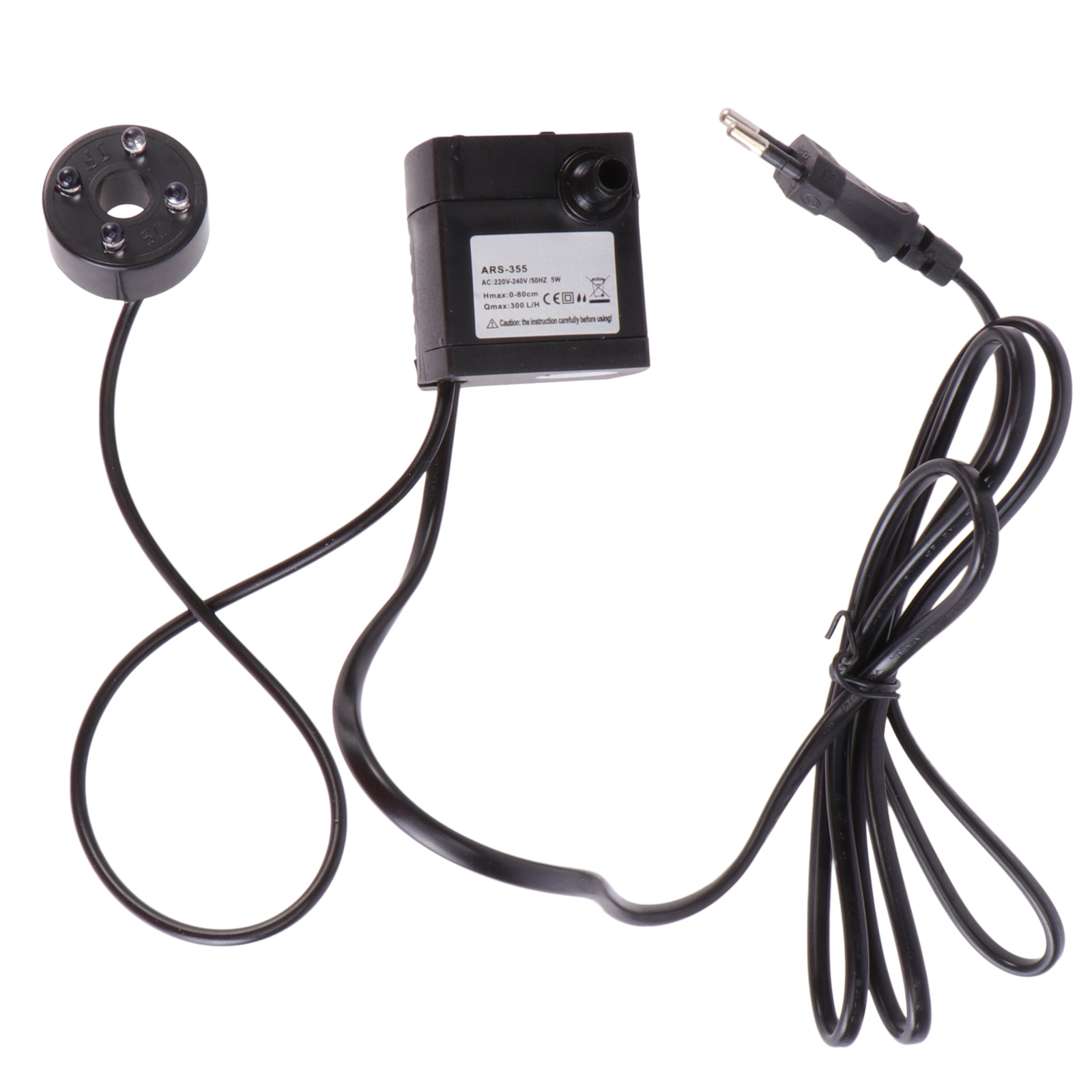 5 ワット水中循環水ポンプ調整可能な流量 LED ライト水族 - Aquarium Marine Lights のレビューと価格