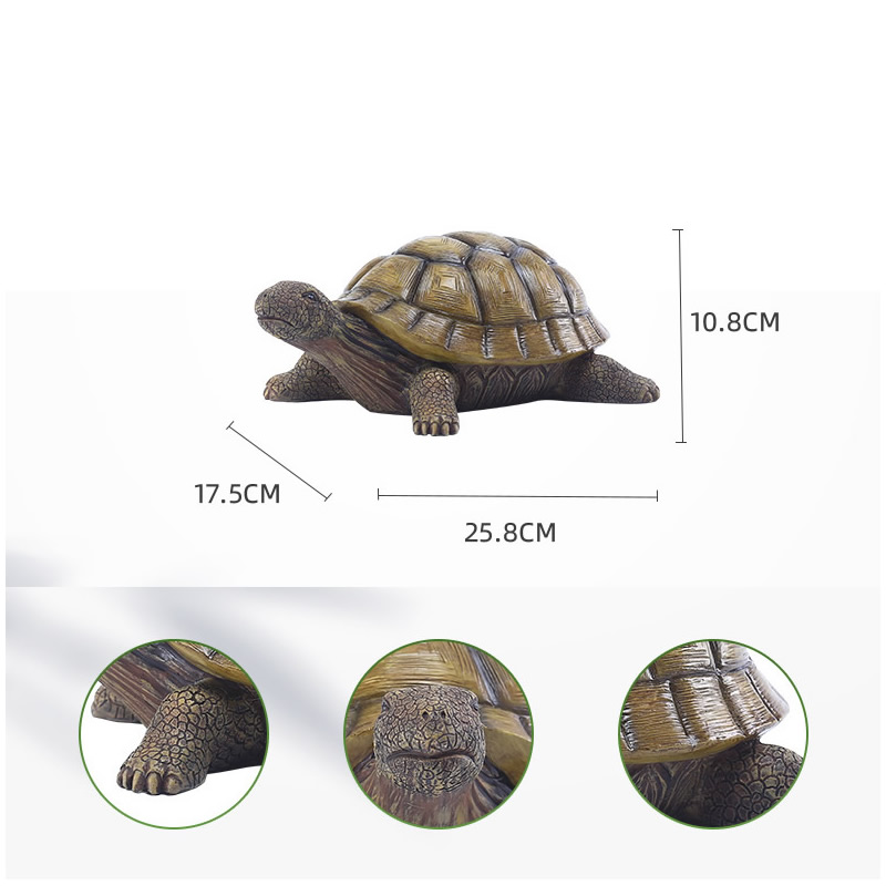 樹脂製のカメの彫刻,家の装飾,かわいいカメの飾り,屋外の庭, - Marine Fish Tank のレビューと価格