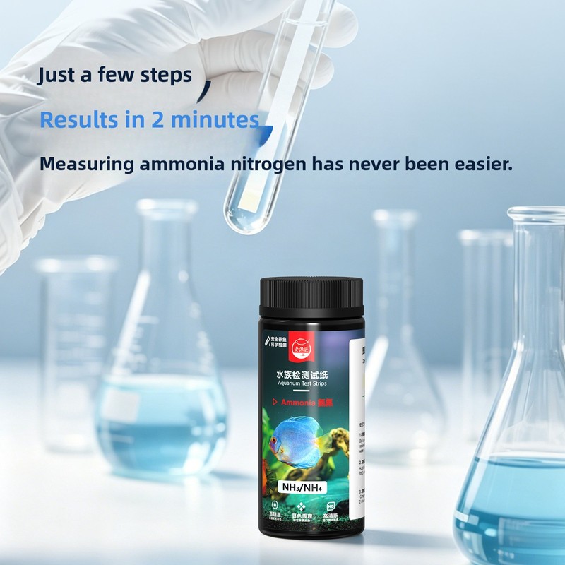 8-in-1水槽用テストストリップ - 淡水・海水の水槽や池 - Saltwater Tank のレビューと価格