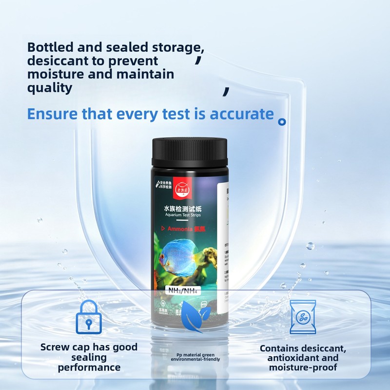 8-in-1水槽用テストストリップ - 淡水・海水の水槽や池 - Saltwater Tank のレビューと価格